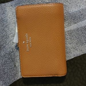 Kate spade wallet brown